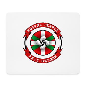 Pays Basque - Euskal Herria - Tapis de souris (format paysage) - blanc - Devant