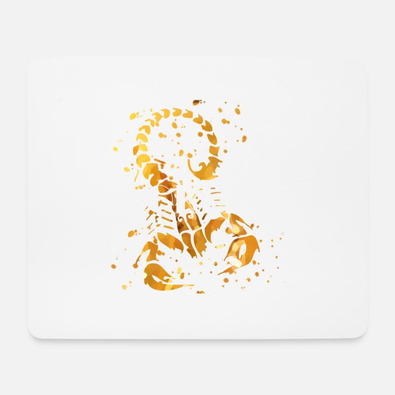 Skorpion - Mousepad (Querformat) - Weiß