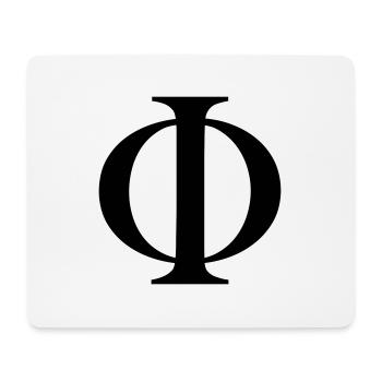 phi - Mouse Pad (horizontal) - white - Front