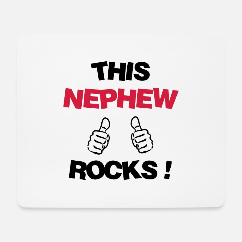 Nichte / Neffe / Onkel / Tante - Mousepad (Querformat) - Weiß