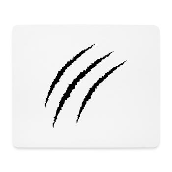 krallen_001 - Mouse Pad (horizontal) - white - Front