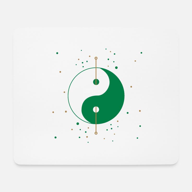 Yin Yang Akupunktur - Mousepad (Querformat) - Weiß