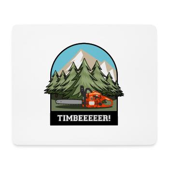 Timbeeeer ! - Tapis de souris (format paysage) - blanc - Devant