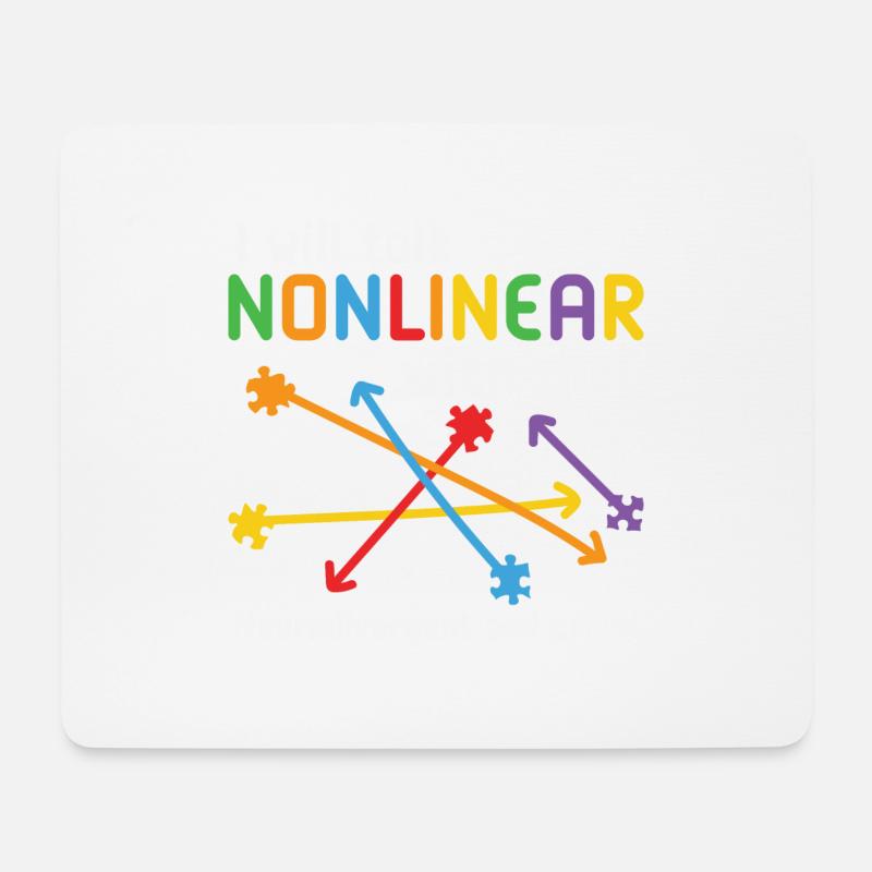 Autism Awareness Month - Mousepad (Querformat) - Weiß