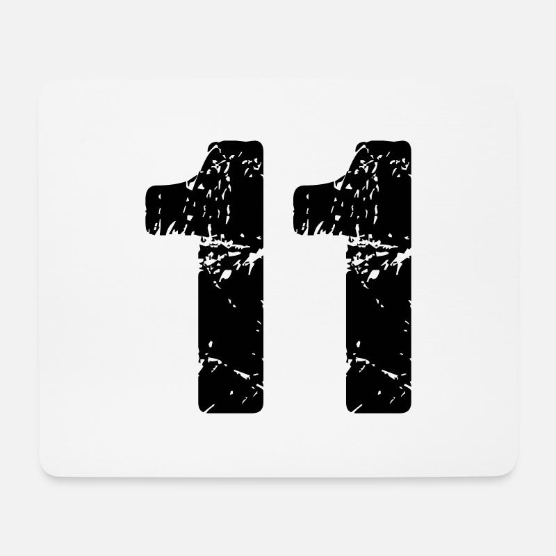 11 - Mousepad (Querformat) - Weiß