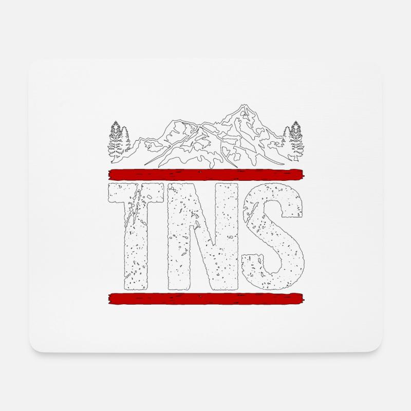 Taunus großer Feldberg Wanderung Geschenk - Mousepad (Querformat) - Weiß