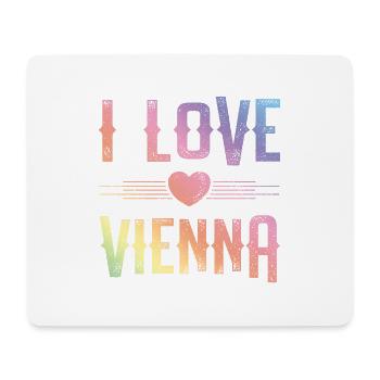I Love Vienna - Mouse Pad (horizontal) - white - Front