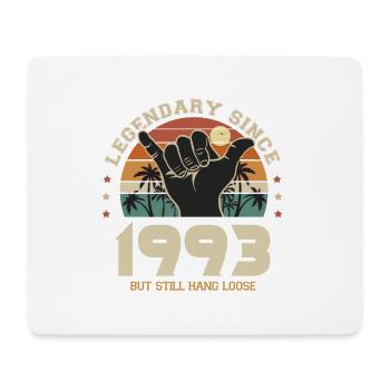 birthday born in 1993 Cool surf gift 30 years - Mouse Pad (horizontal) - white - Front