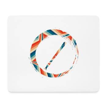 Sporty Hobby Leidenschaft Blockflöte - Mousepad (Querformat) - Weiß - Vorne