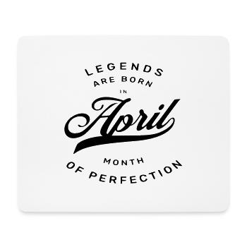 APRIL BIRTHDAY - Mouse Pad (horizontal) - white - Front
