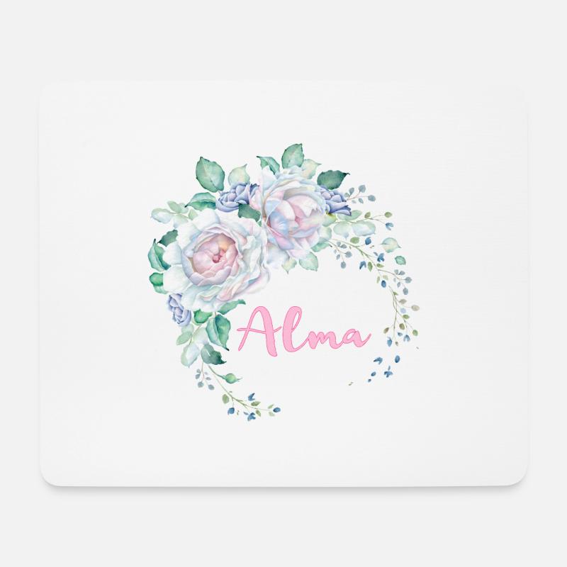 Für Alma - Mousepad (Querformat) - Weiß