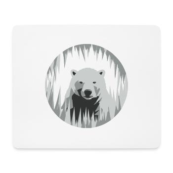 Eisbär - Mousepad (Querformat) - Weiß - Vorne