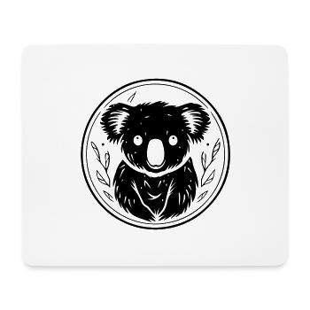 Koala - Tapis de souris (format paysage) - blanc - Devant
