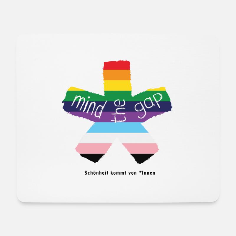blockedTitle - Mousepad (Querformat) - Weiß