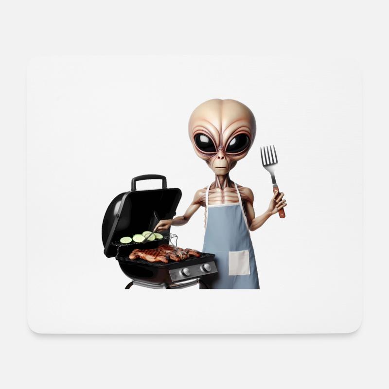 Alien Koch - Mouse Pad (horizontal) - white