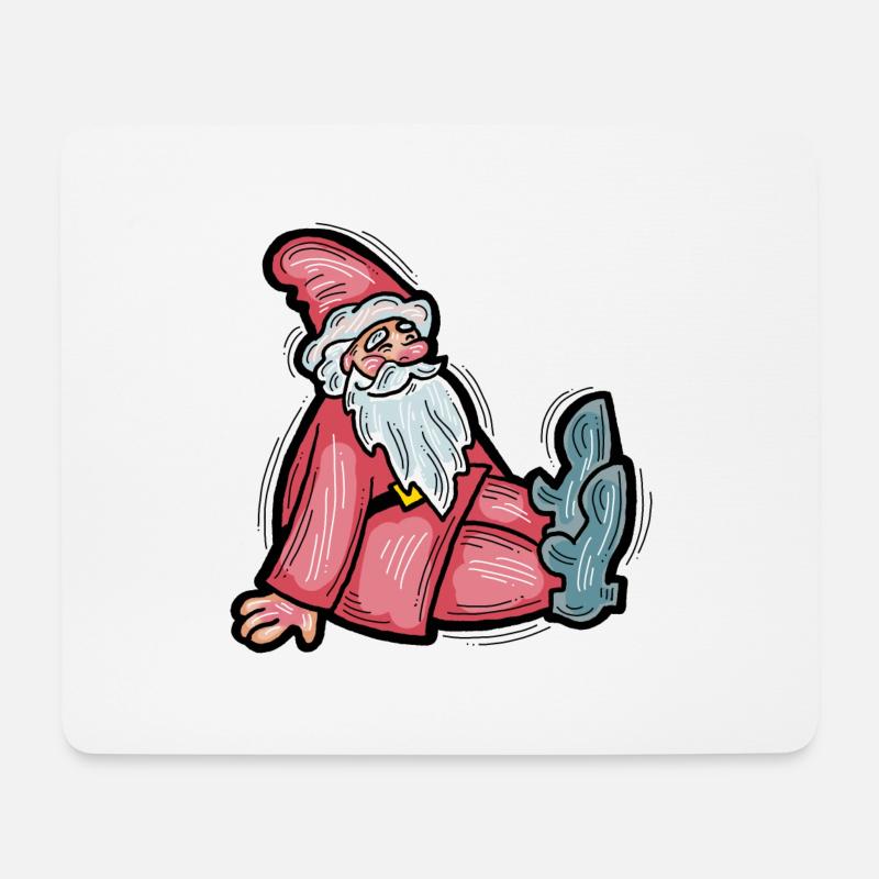 Weihnachtsmann - Mousepad (Querformat) - Weiß