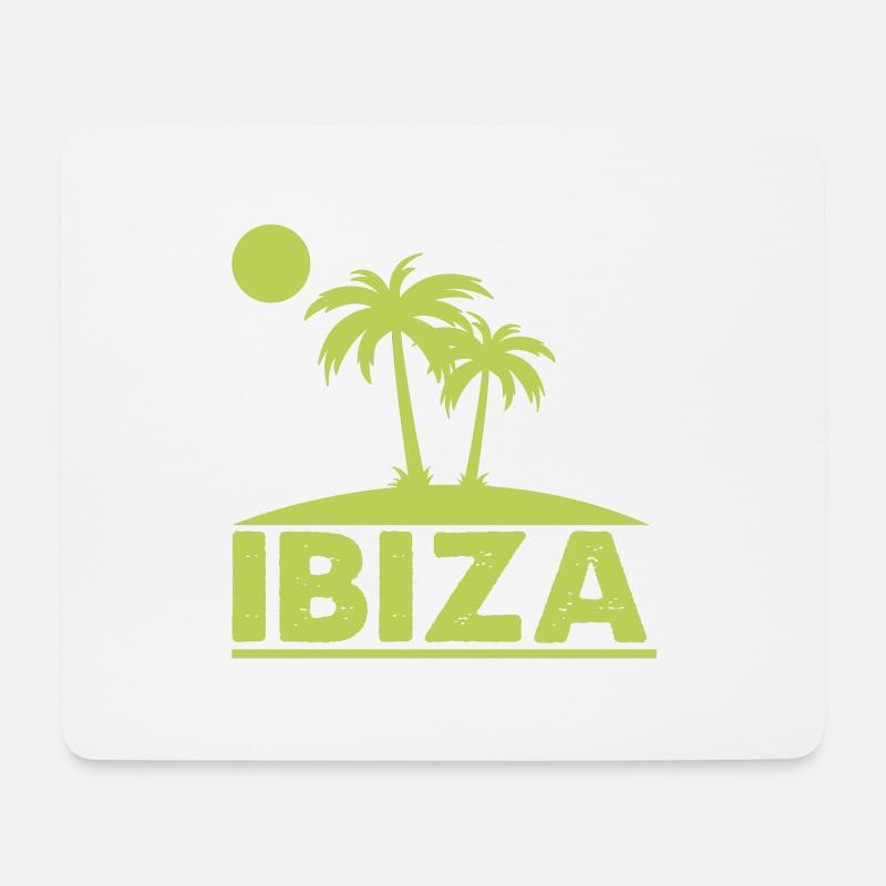 ibiza - Mousepad (Querformat) - Weiß
