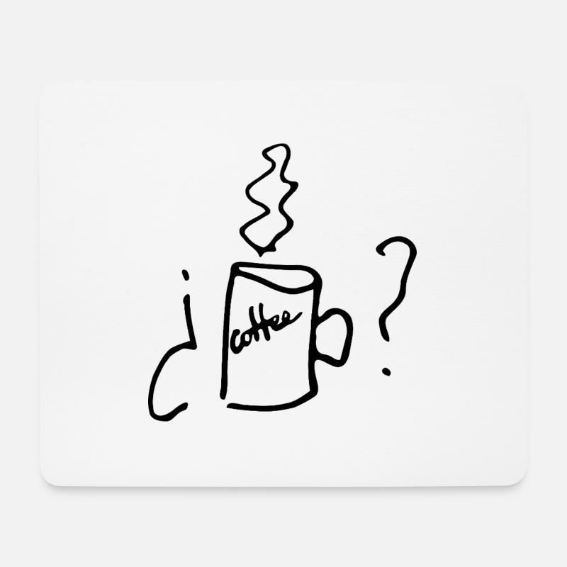 Coffee? - Mouse Pad (horizontal) - white