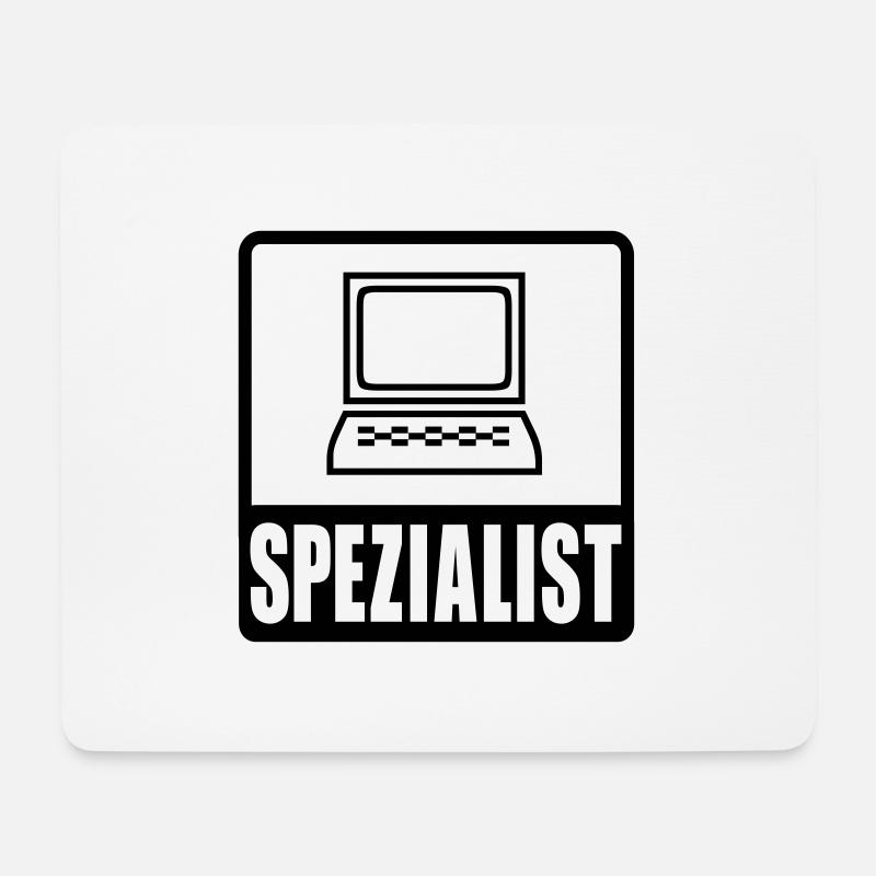 PC-Spezialist - Mousepad (Querformat) - Weiß