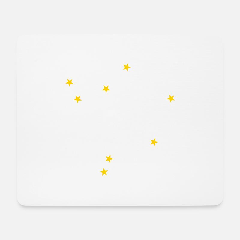 Sternzeichen Waage - Mousepad (Querformat) - Weiß