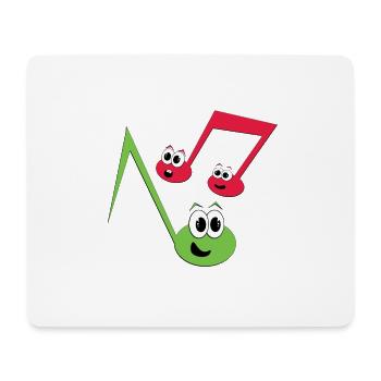 Fugly Noten - Mousepad (Querformat) - Weiß - Vorne