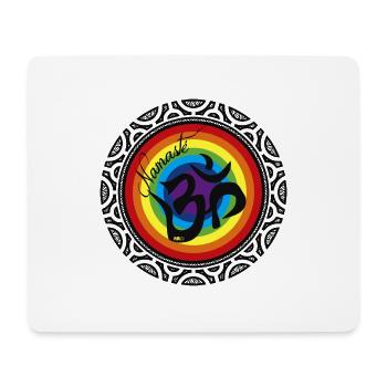 Namasté ôm - Tapis de souris (format paysage) - blanc - Devant