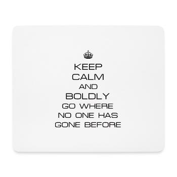 Keep calm Star Trek - Mousepad (Querformat) - Weiß - Vorne