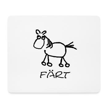 faert - Mousepad (Querformat) - Weiß - Vorne