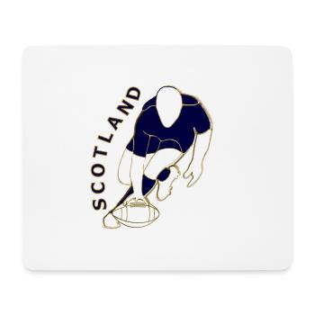 Scotland Rugby Player Team Style - Mouse Pad (horizontal) - white - Front