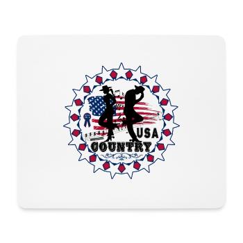 usa country - Tapis de souris (format paysage) - blanc - Devant