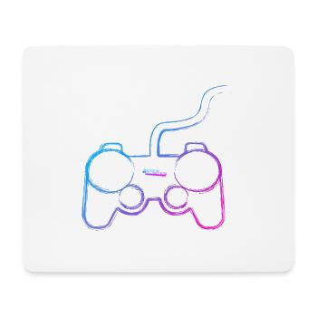Controller Graffiti - Mouse Pad (horizontal) - white - Front