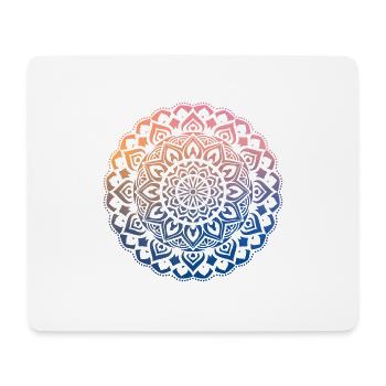 Mandala - Mousepad (Querformat) - Weiß - Vorne