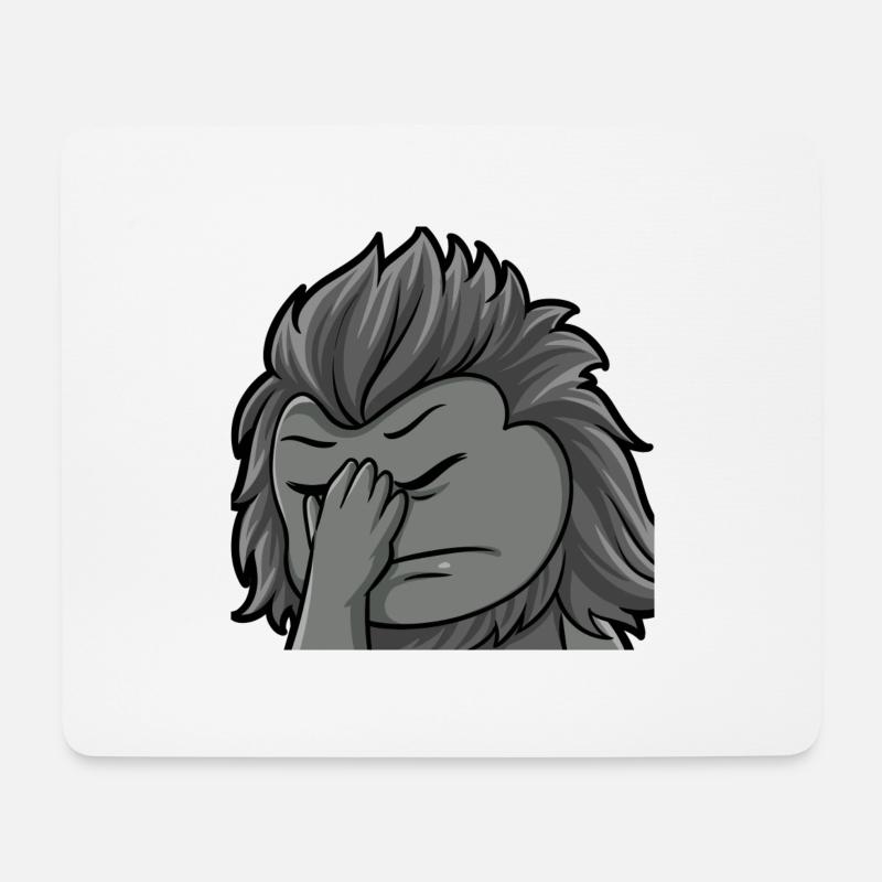 OMG - Mousepad (Querformat) - Weiß