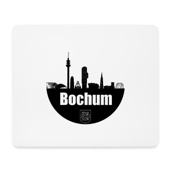 Bochum Transpaerenz Skyline - Mousepad (Querformat) - Weiß - Vorne