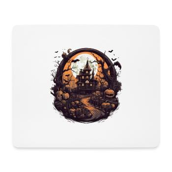Retro Lazy Halloween Sweet Sour Disguise - Mouse Pad (horizontal) - white - Front