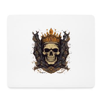 Halloween Skeleton King Sweet Sour Disguise - Mouse Pad (horizontal) - white - Front