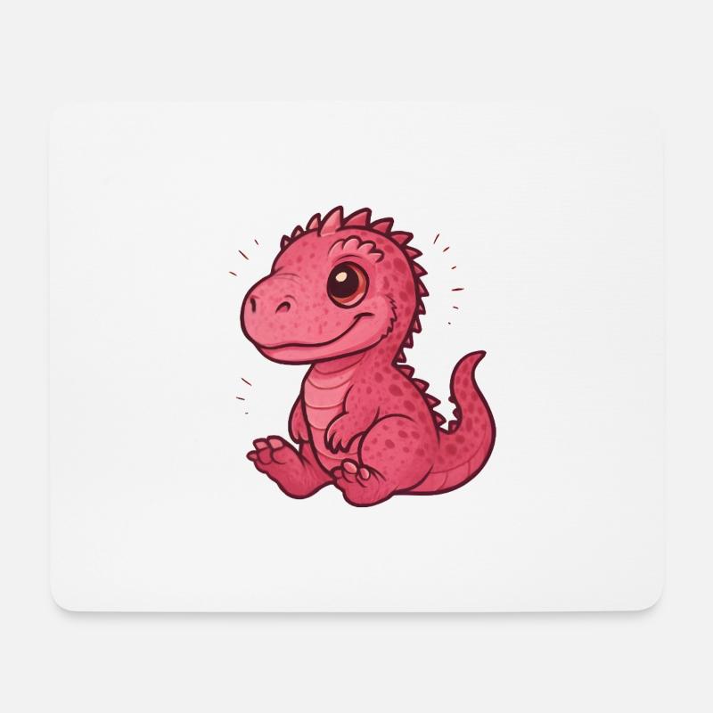 Pink Carcha Chibi - Mousepad (Querformat) - Weiß