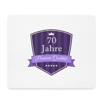Premium 70 lila - Mousepad (Querformat) - Weiß - Vorne