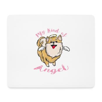 Hund - Mousepad (Querformat) - Weiß - Vorne