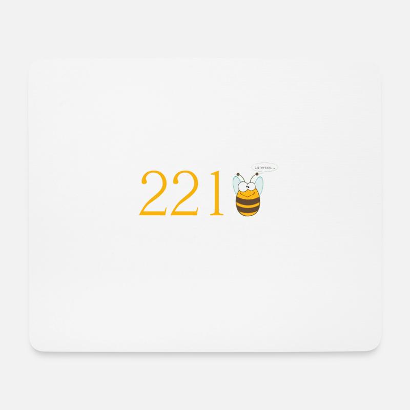 221bee - Mousepad (Querformat) - Weiß
