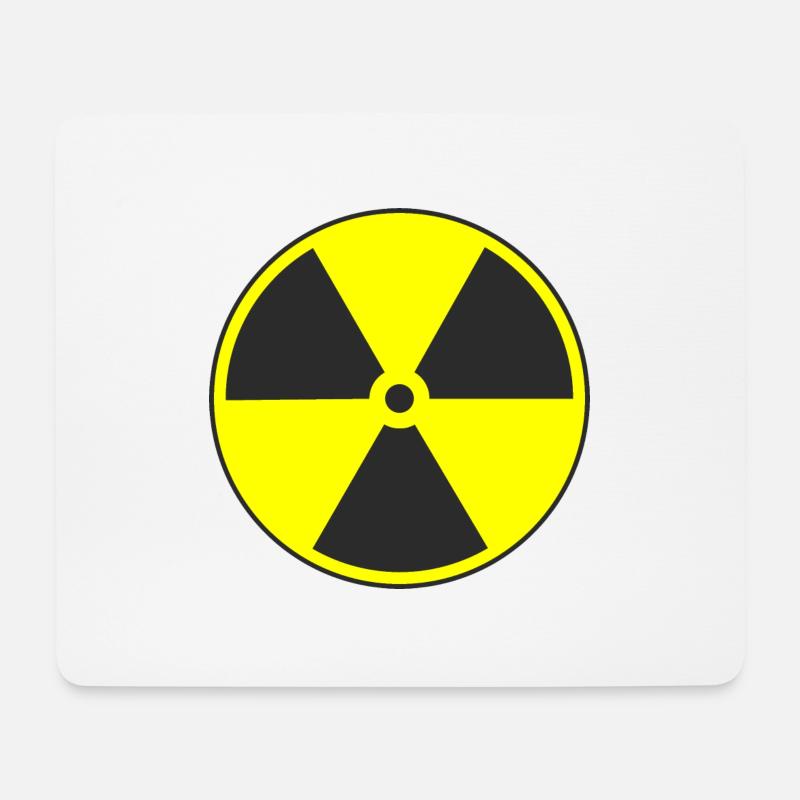 Radioactif - Tapis de souris (format paysage) - blanc