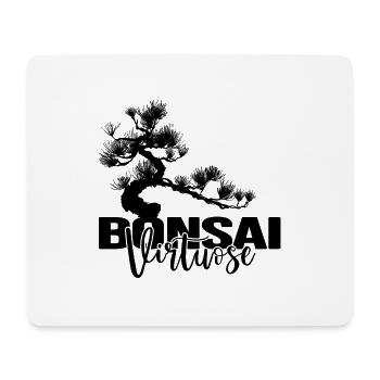 BONSAI-Baum Yamadori Nebari Bonsai-VIRTUOSE - Mousepad (Querformat) - Weiß - Vorne