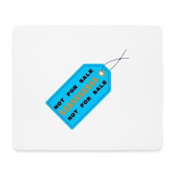 Nicht Zum Verkauf Preisschild - Mousepad (Querformat) - Weiß - Vorne