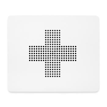 Kreuzpunkte - Mousepad (Querformat) - Weiß - Vorne