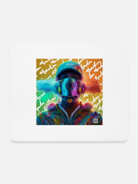 Energetic Soul - Mousepad (Querformat) - Weiß