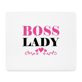 Boss Queen Geschenk Frauen Mädels Lady - Mousepad (Querformat) - Weiß - Vorne