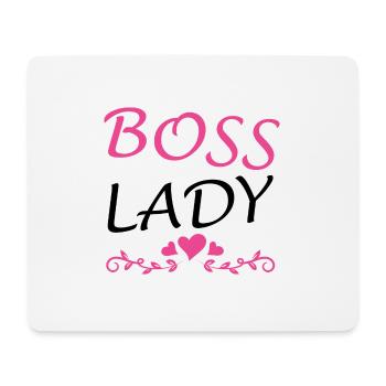 Boss Queen Geschenk Frauen Mädels Lady - Mousepad (Querformat) - Weiß - Vorne