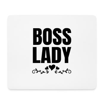Boss Queen Geschenk Frauen Mädels Lady - Mousepad (Querformat) - Weiß - Vorne