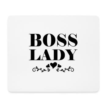 Boss Queen Geschenk Frauen Mädels Lady - Mousepad (Querformat) - Weiß - Vorne