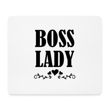 Boss Queen Geschenk Frauen Mädels Lady - Mousepad (Querformat) - Weiß - Vorne